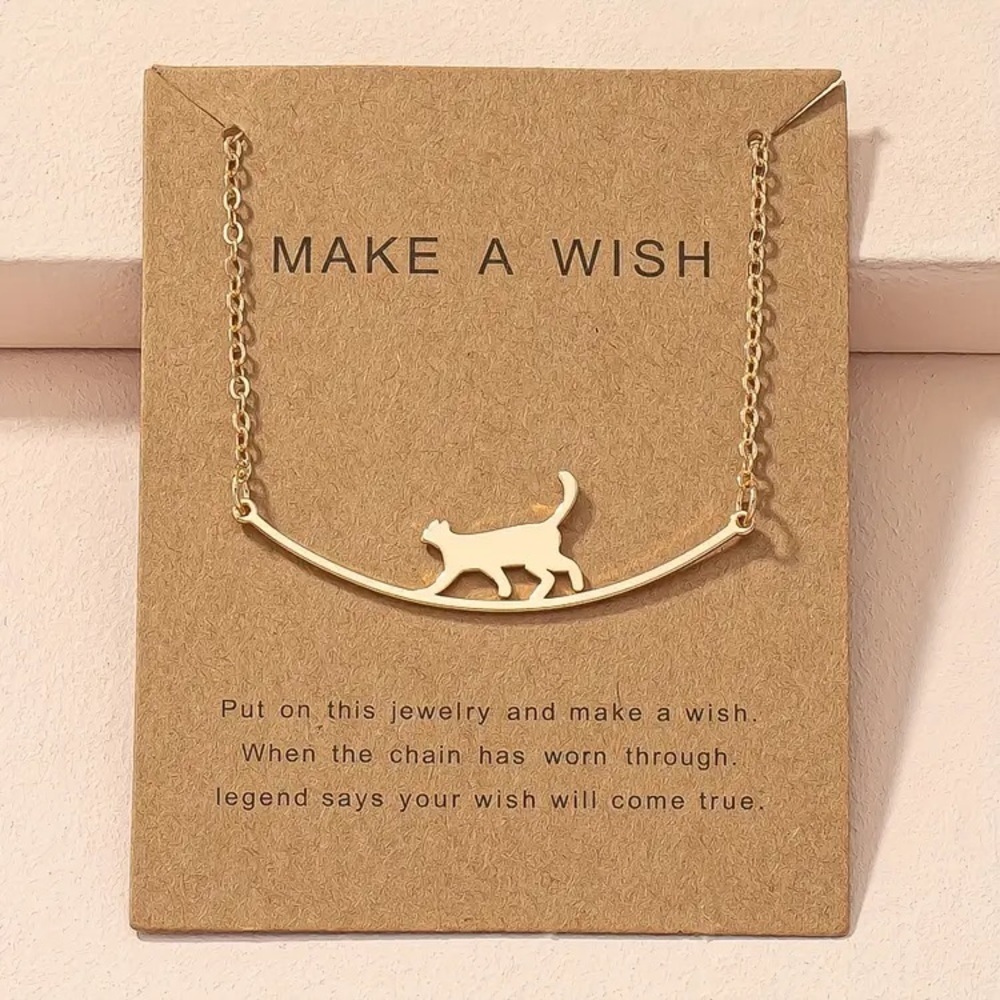 Cat Pendant Necklace